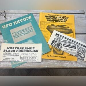 Vintage 80’s Nostradamus Sci-F Memorabilia. Conspiracy Theory | History | Rare